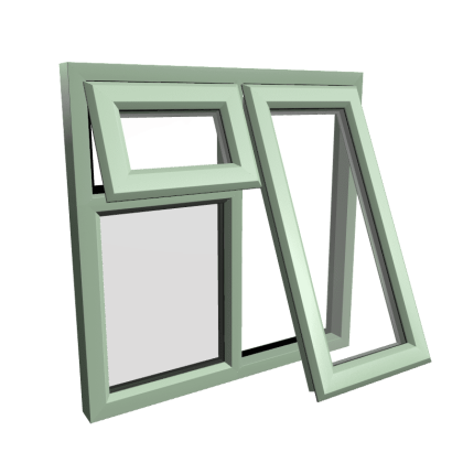 uPVC Window Chartwell Green