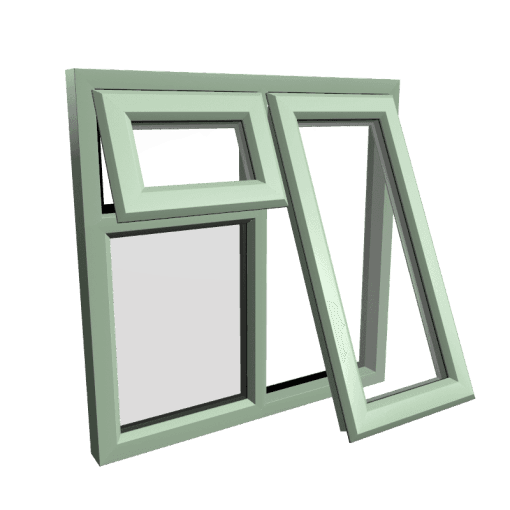 uPVC Window Chartwell Green