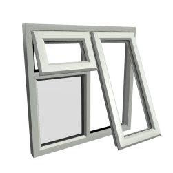 uPVC Window Agate Grey