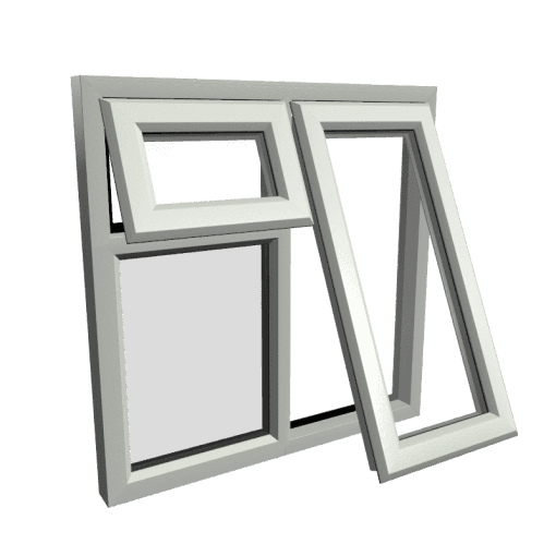 uPVC Window Agate Grey