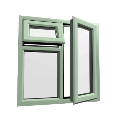 uPVC Window Chartwell Green