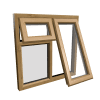 uPVC Window Irish Oak