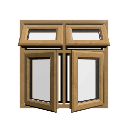uPVC Window Irish Oak