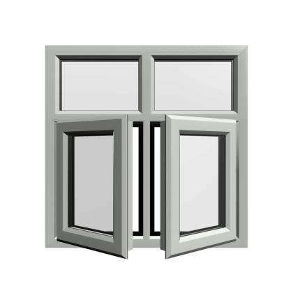 uPVC Window Agate Grey