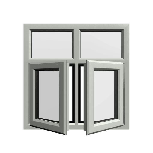 uPVC Window Agate Grey