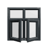 uPVC Window Anthracite Grey