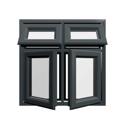 uPVC Window Anthracite Grey