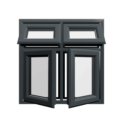 uPVC Window Anthracite Grey