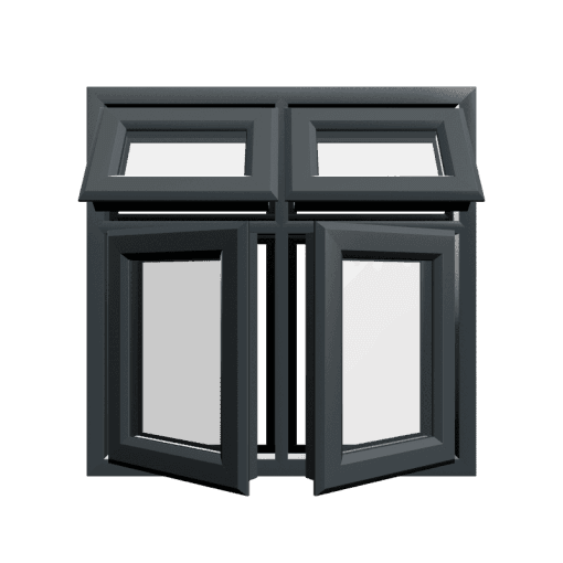 uPVC Window Anthracite Grey