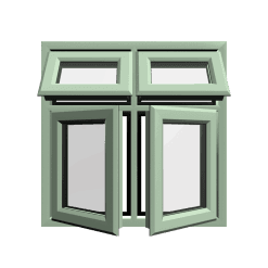 uPVC Window Chartwell Green