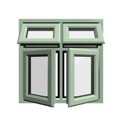 uPVC Window Chartwell Green