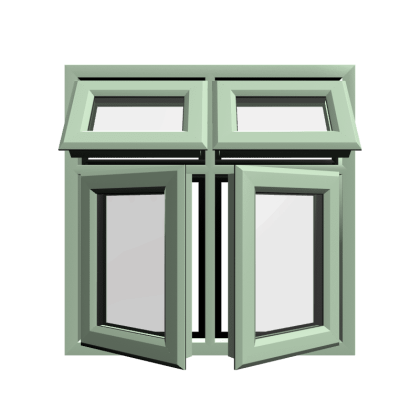 uPVC Window Chartwell Green
