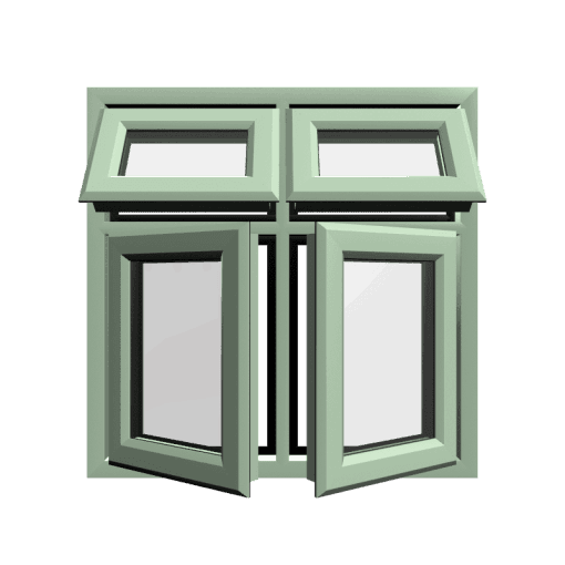 uPVC Window Chartwell Green