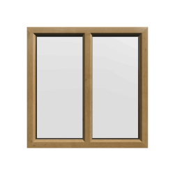 uPVC Window Irish Oak