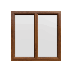 uPVC Window Golden Oak