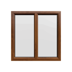 uPVC Window Golden Oak