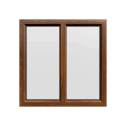 uPVC Window Golden Oak