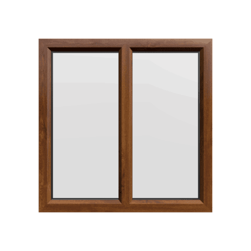 uPVC Window Golden Oak