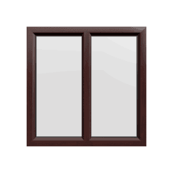 uPVC Window Rosewood Woodgrain