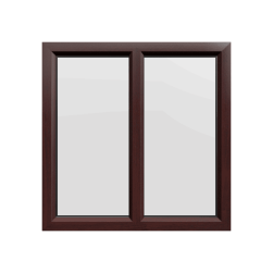uPVC Window Rosewood Woodgrain