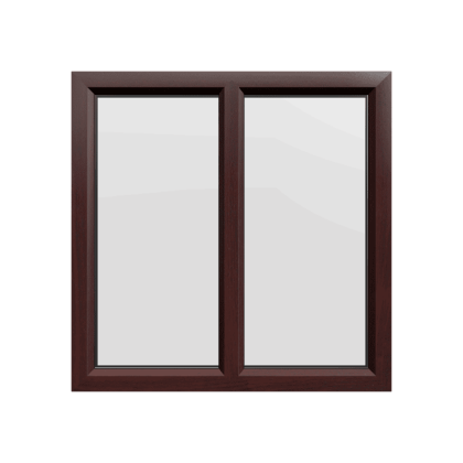 uPVC Window Rosewood Woodgrain