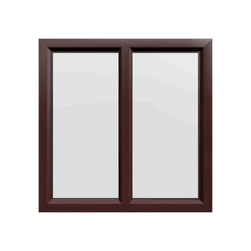 uPVC Window Rosewood Woodgrain