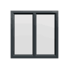 uPVC Window Anthracite Grey