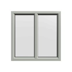 uPVC Window Agate Grey
