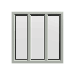 uPVC Window Agate Grey