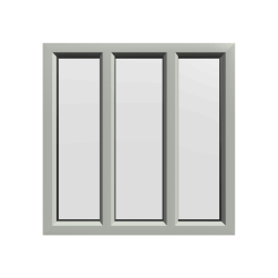 uPVC Window Agate Grey