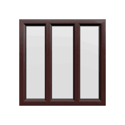 uPVC Window Rosewood Woodgrain