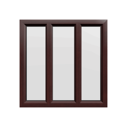 uPVC Window Rosewood Woodgrain