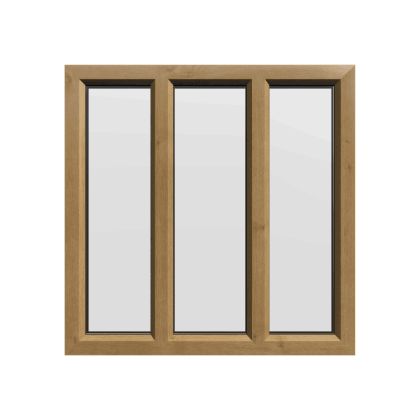 uPVC Window Irish Oak
