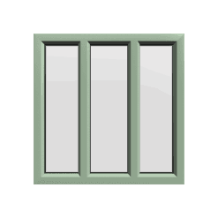 uPVC Window Chartwell Green