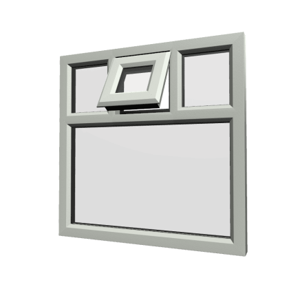 uPVC Window Agate Grey