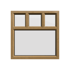uPVC Window Irish Oak