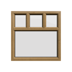 uPVC Window Irish Oak