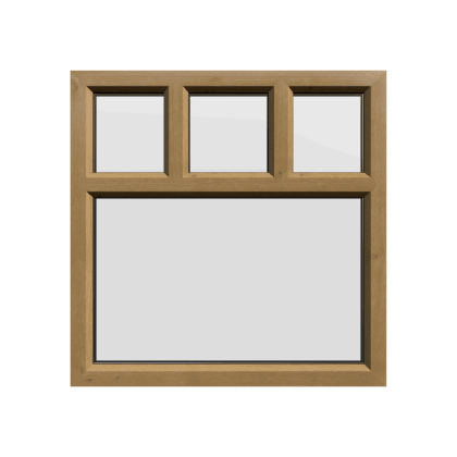 uPVC Window Irish Oak