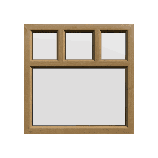 uPVC Window Irish Oak