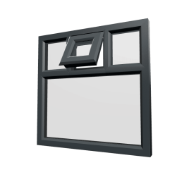 uPVC Window Anthracite Grey