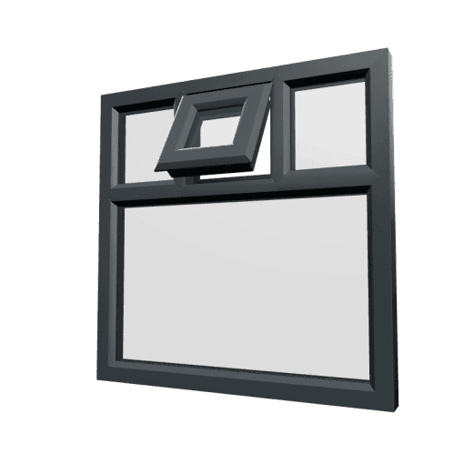 uPVC Window Anthracite Grey