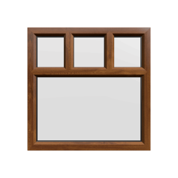 uPVC Window Golden Oak