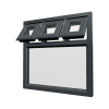 uPVC Window Anthracite Grey