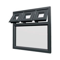 uPVC Window Anthracite Grey