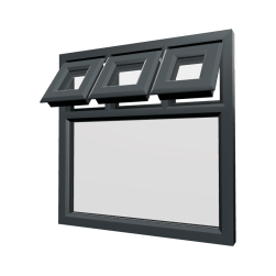 uPVC Window Anthracite Grey
