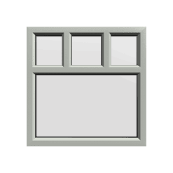 uPVC Window Agate Grey