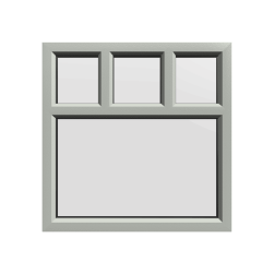 uPVC Window Agate Grey