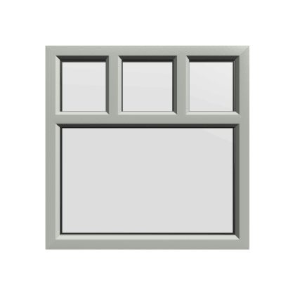 uPVC Window Agate Grey