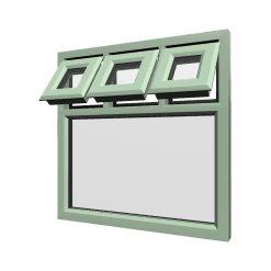 uPVC Window Chartwell Green