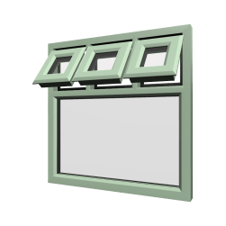 uPVC Window Chartwell Green